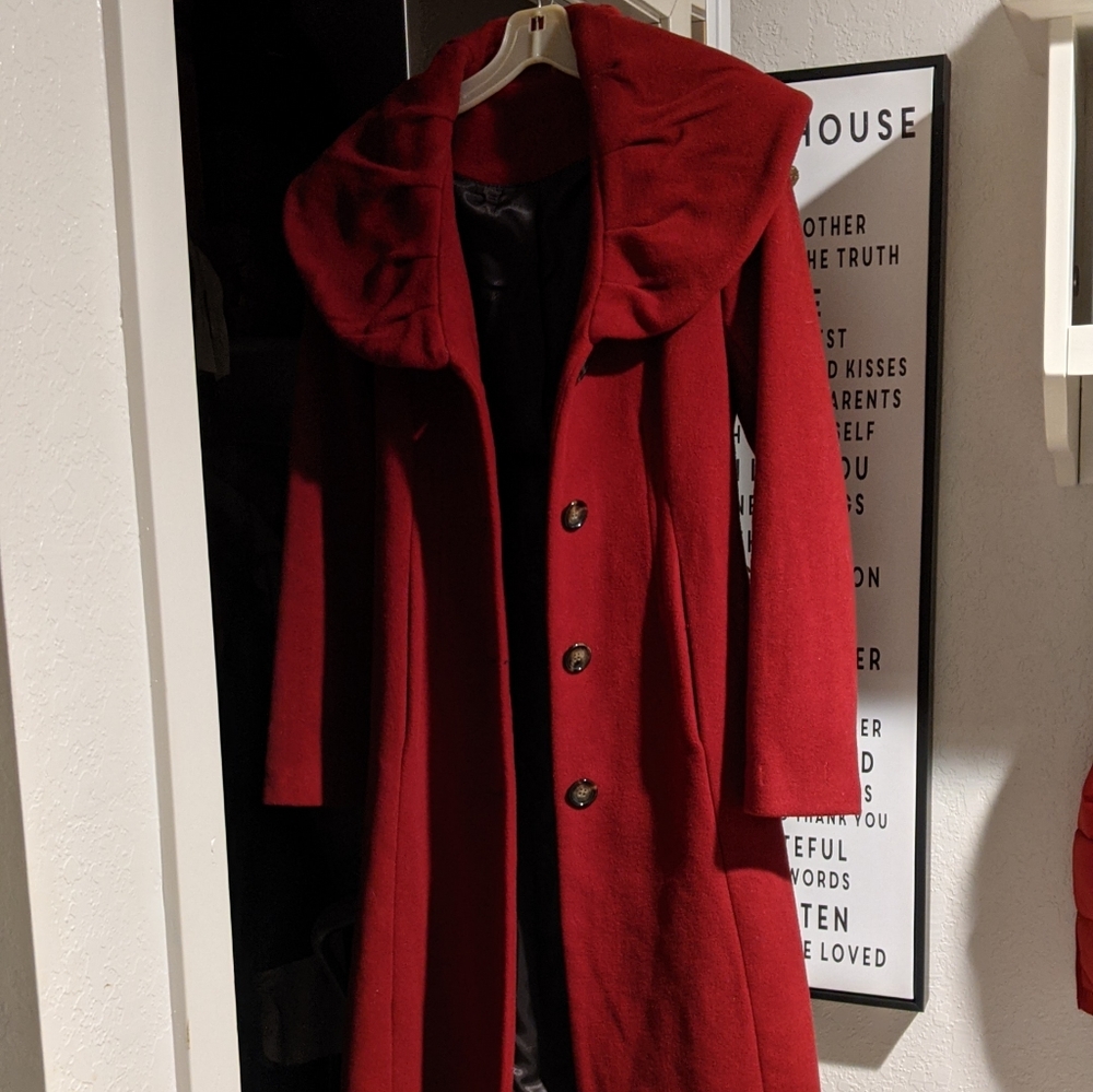 Calvin Klein Wool Coat Size 2 NWOT